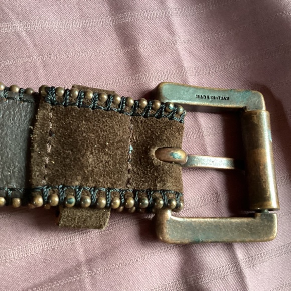 SPORTMAX CODE Suede Leather Belt - Picture 3 of 8